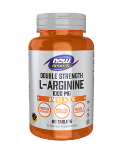 NOW L-Arginine 1000mg Double Strength Tablets